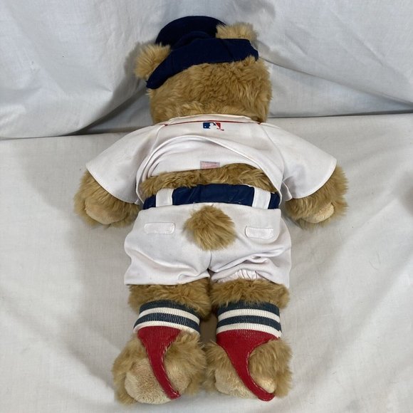 Build A Bear Boston Red Sox Uniform Jersey Pants Socks Hat 17 Inches Teddy Gift - Picture 5 of 11